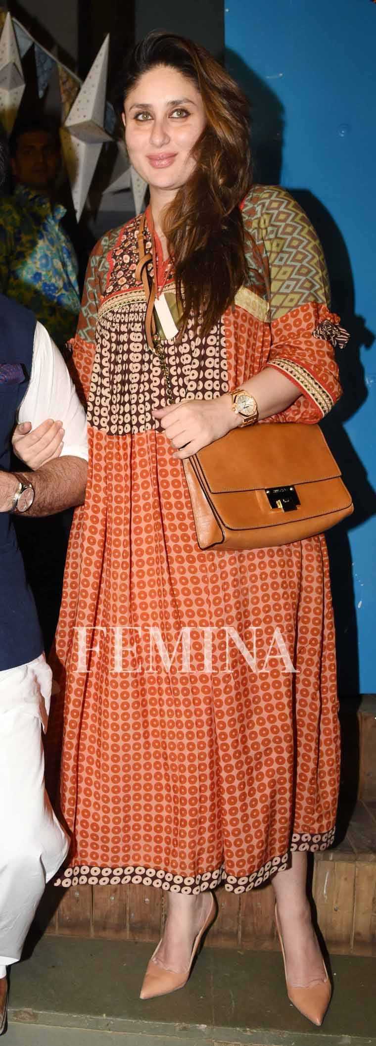 Kareena Kapoor Khan printed maxi dress post-pregnancy look