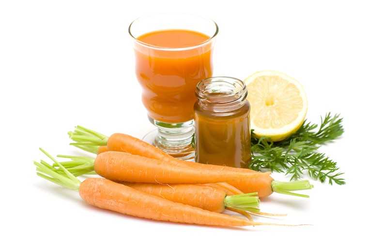 Carrot and honey mask