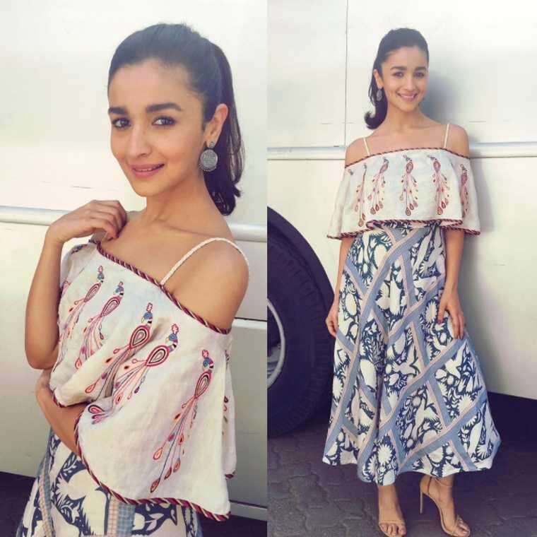 Will you wear your tousled ponytail with a desi outfit like Alia Bhatt or  with a western outfit like Shraddha Kapoor?