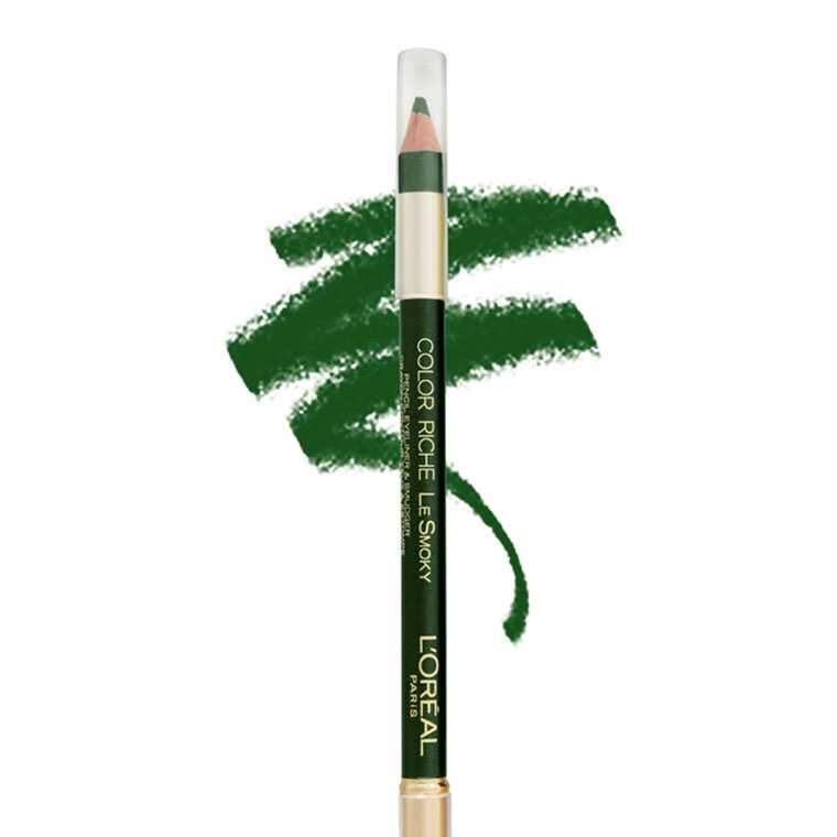 femina, L'Oréal Paris Color Riche Le Smoky Eyeliner, Antique Green