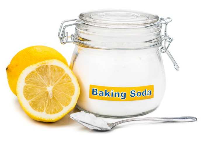 Baking soda and lemon juice
