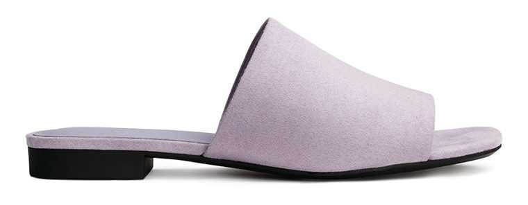 Polyester mules H&M