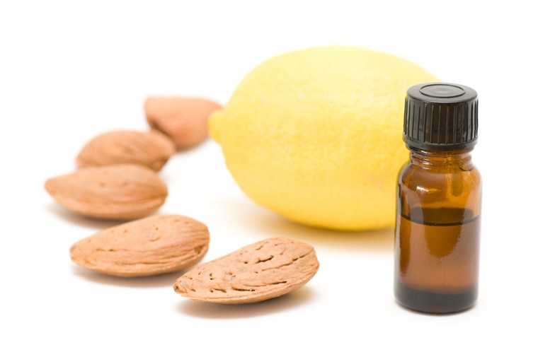 Almond oil and lemon juice