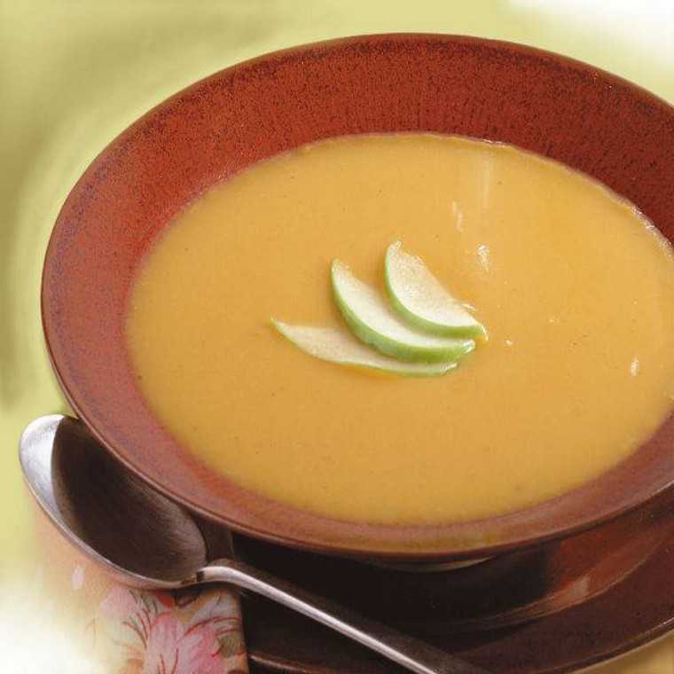 Speedy apple-squash soup