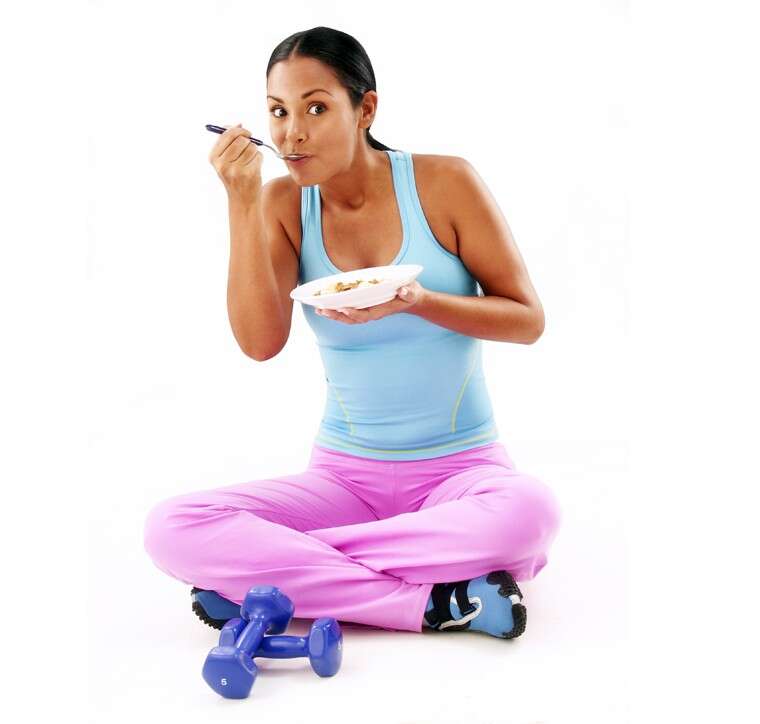 woman Eating extra calories