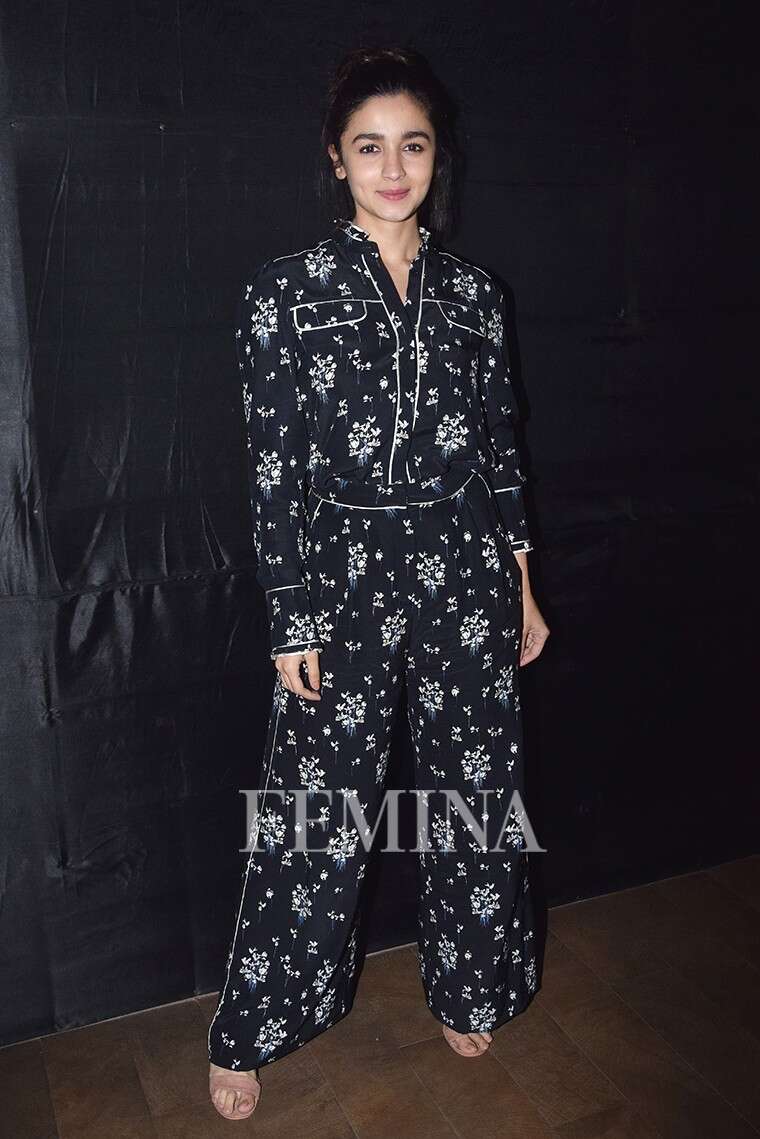 Alia in an Erdem X H&M pajama