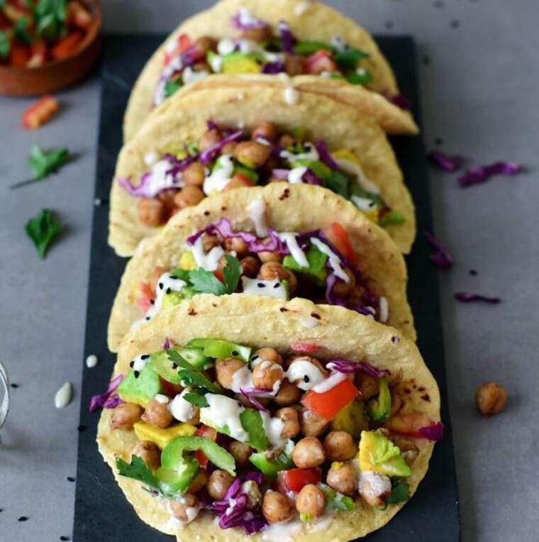chickpea tacos vegan