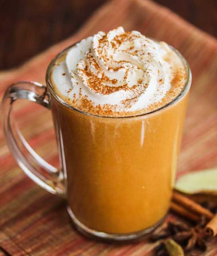Pumpkin chai latte