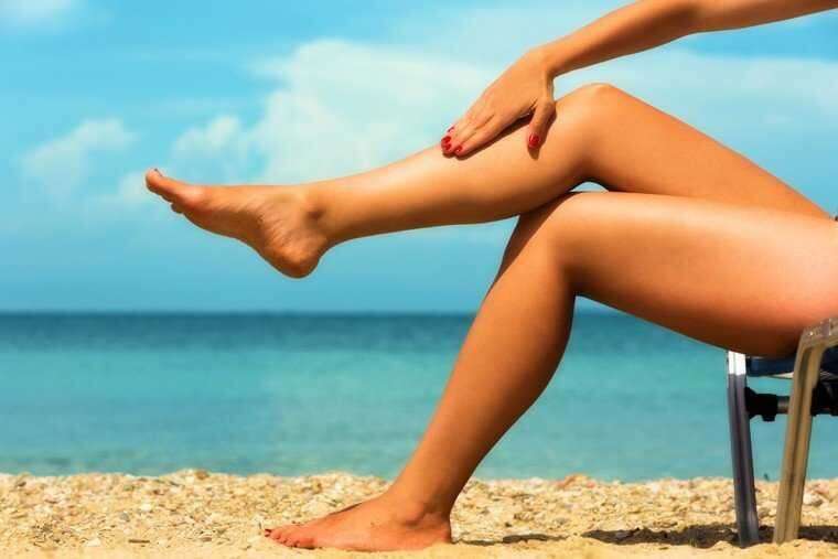 removing tan from feet