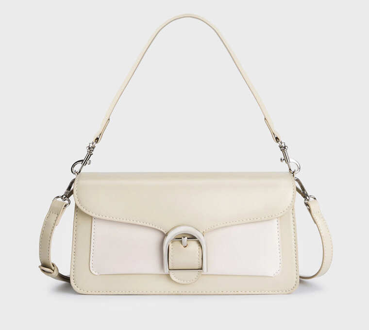 Ella Icon Off-White Shoulder Bag From Lino Perros