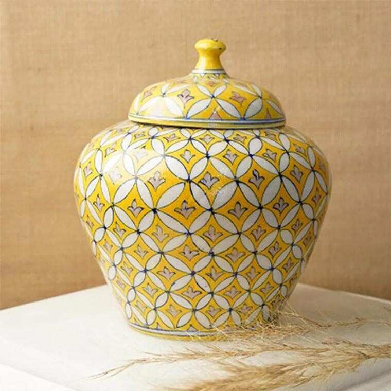 Karja Handpainted Vase From Vaaree