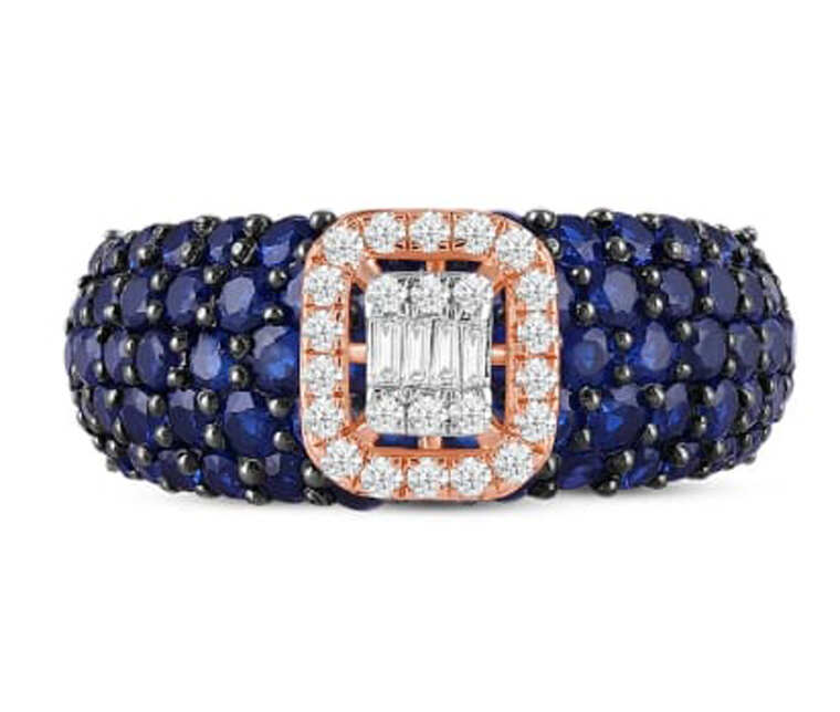 Nerra Sapphire & Diamond Fashion Ring