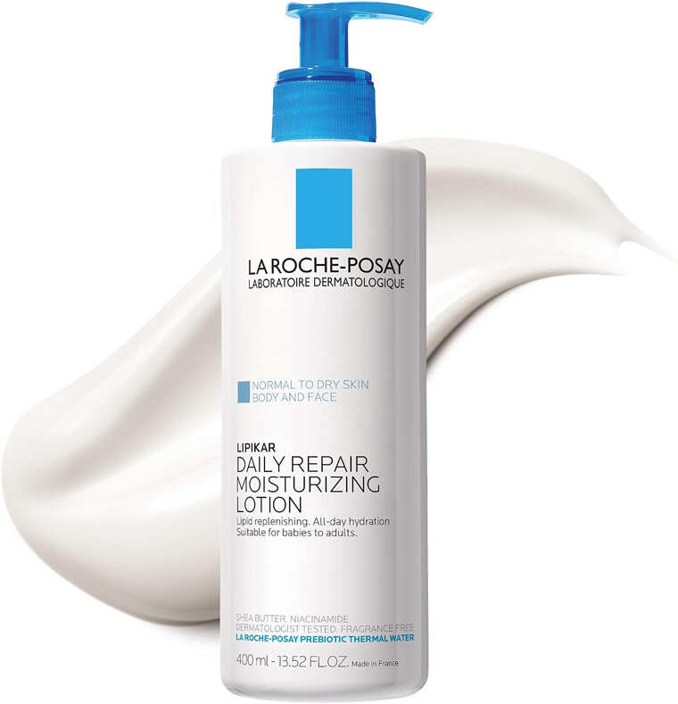 La Roche-Posay Lipikar AP+ Body Milk/Serum deeply nourishes very dry, sensitive skin while soothing irritation and restoring