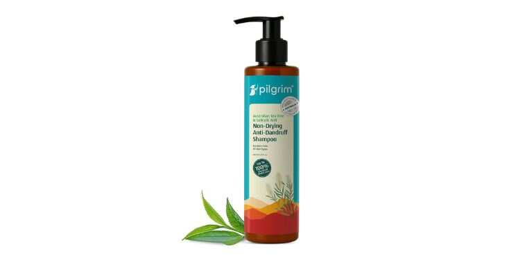 Pilgrim tea tree and salicylic acid shampoo for oily flaky scalp