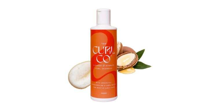 The Curl Co Cleanse And Hydrate shampoo for fresh hydrated curls