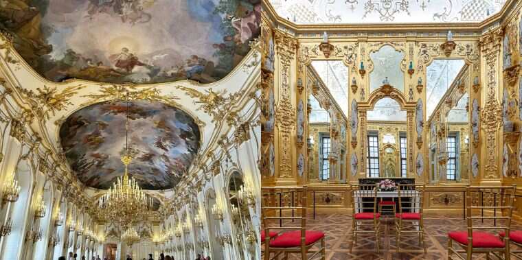 Belvedere Palace and landscaped Baroque gardens on a cultural walk through Vienna