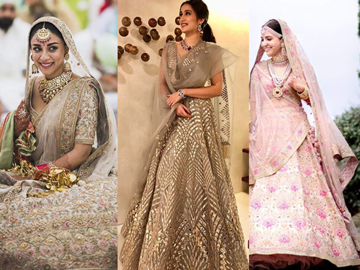 bridal lehenga in trend 2018