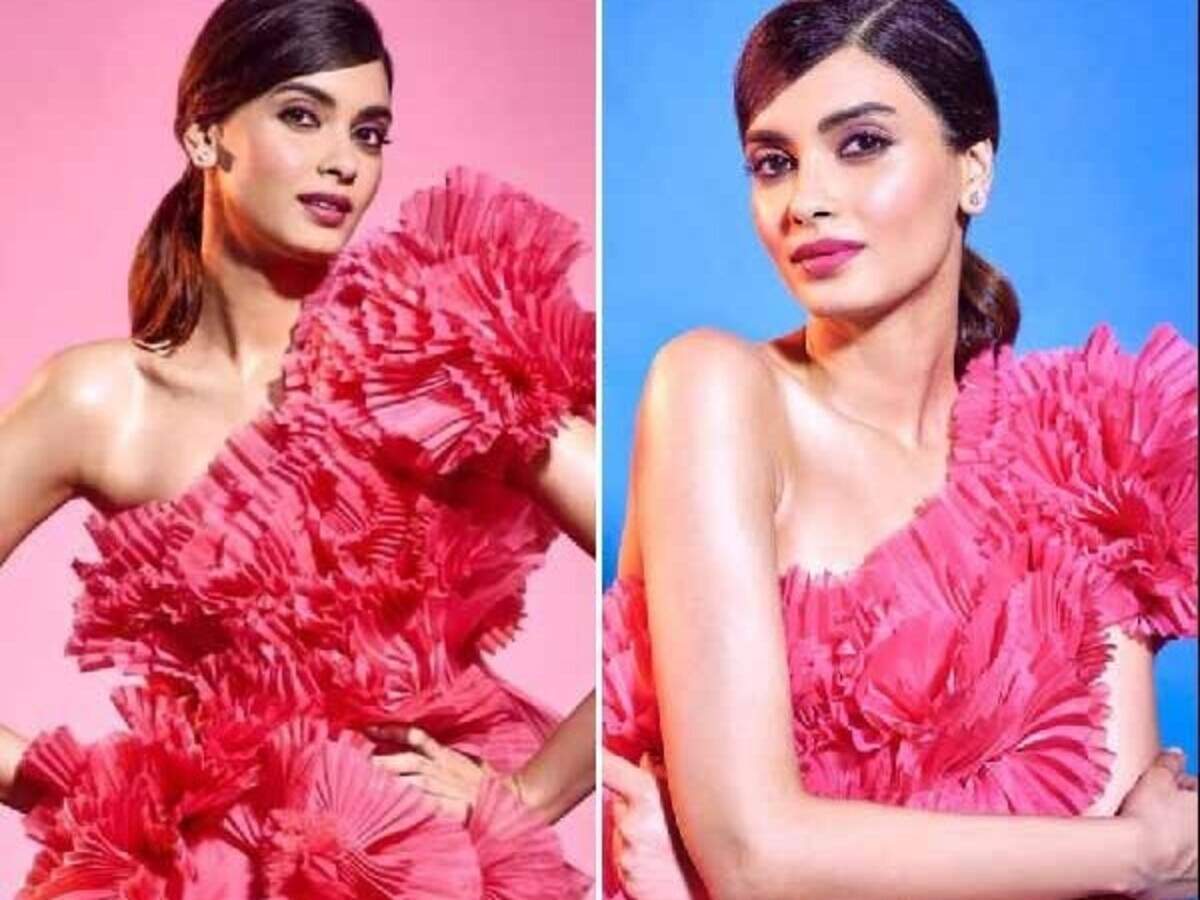 Diana Penty flourishes in pink makeup 