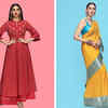Buy Teal Ethnic Wear Sets for Girls by BANI KIDS Online | Ajio.com