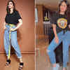 Boyfriend jeans hot sale with shirt