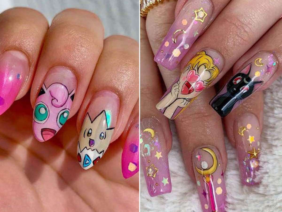 35 Anime Nail Art Ideas That Look Like They Were Pulled Off Your TV Screen  — See Photos