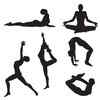 Bridge pose yoga workout setu bandha naukasana Vector Image