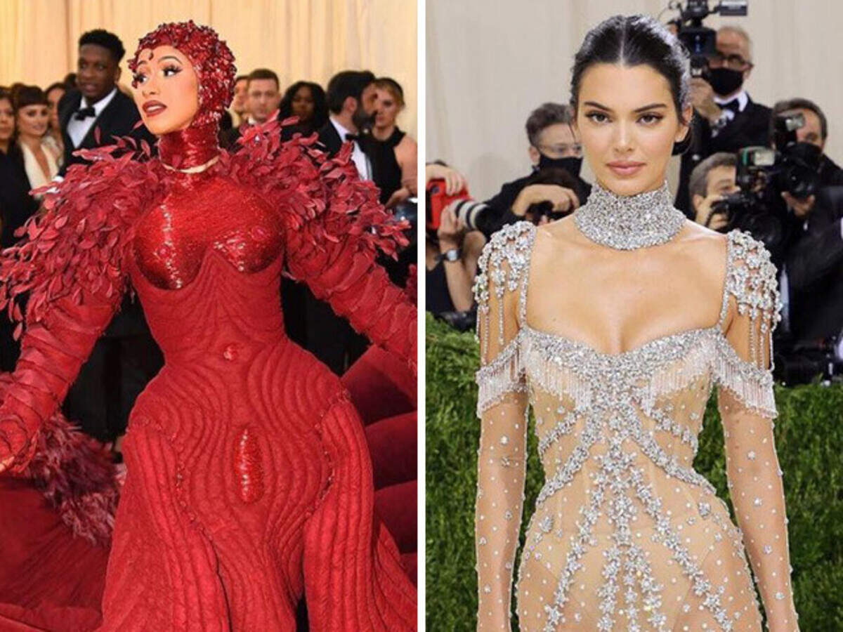 Gigi Hadid Stuns In Red Versace Look At The Met Gala 2022