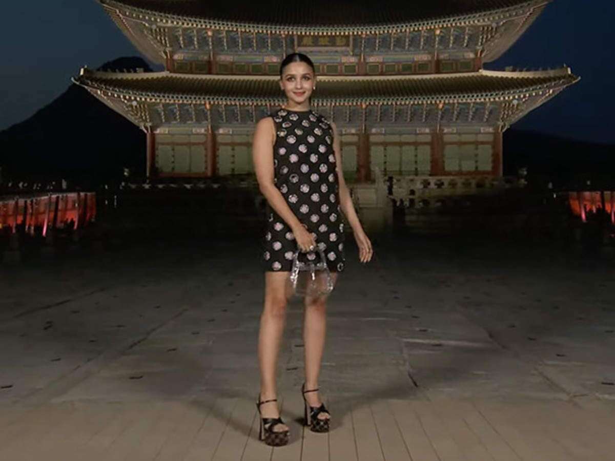Deepika Padukone stuns in black as brand ambassador at Louis Vuitton Cruise  Show