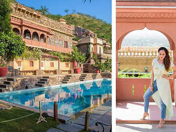 Romancing The Rains: Shifa Merchant Loves Neemrana In The Monsoon ...