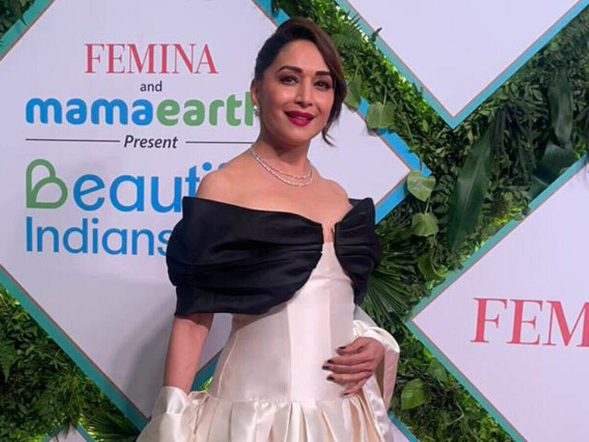 Madhuri Dixit Sparkles At Femina Mamaearth Beautiful Indians 2024