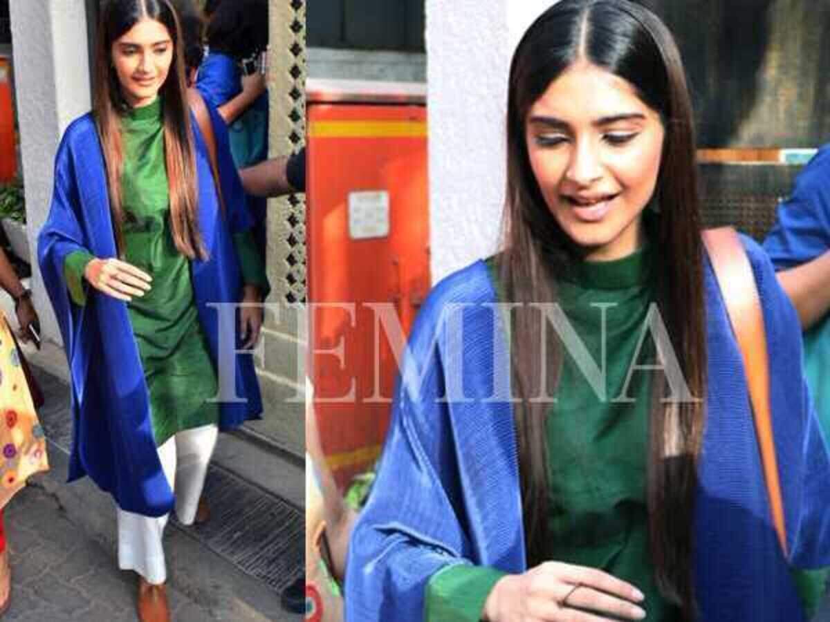 Sonam Kapoor Ka Sex Video - Sonam Kapoor teaches us colour-blocking | Femina.in