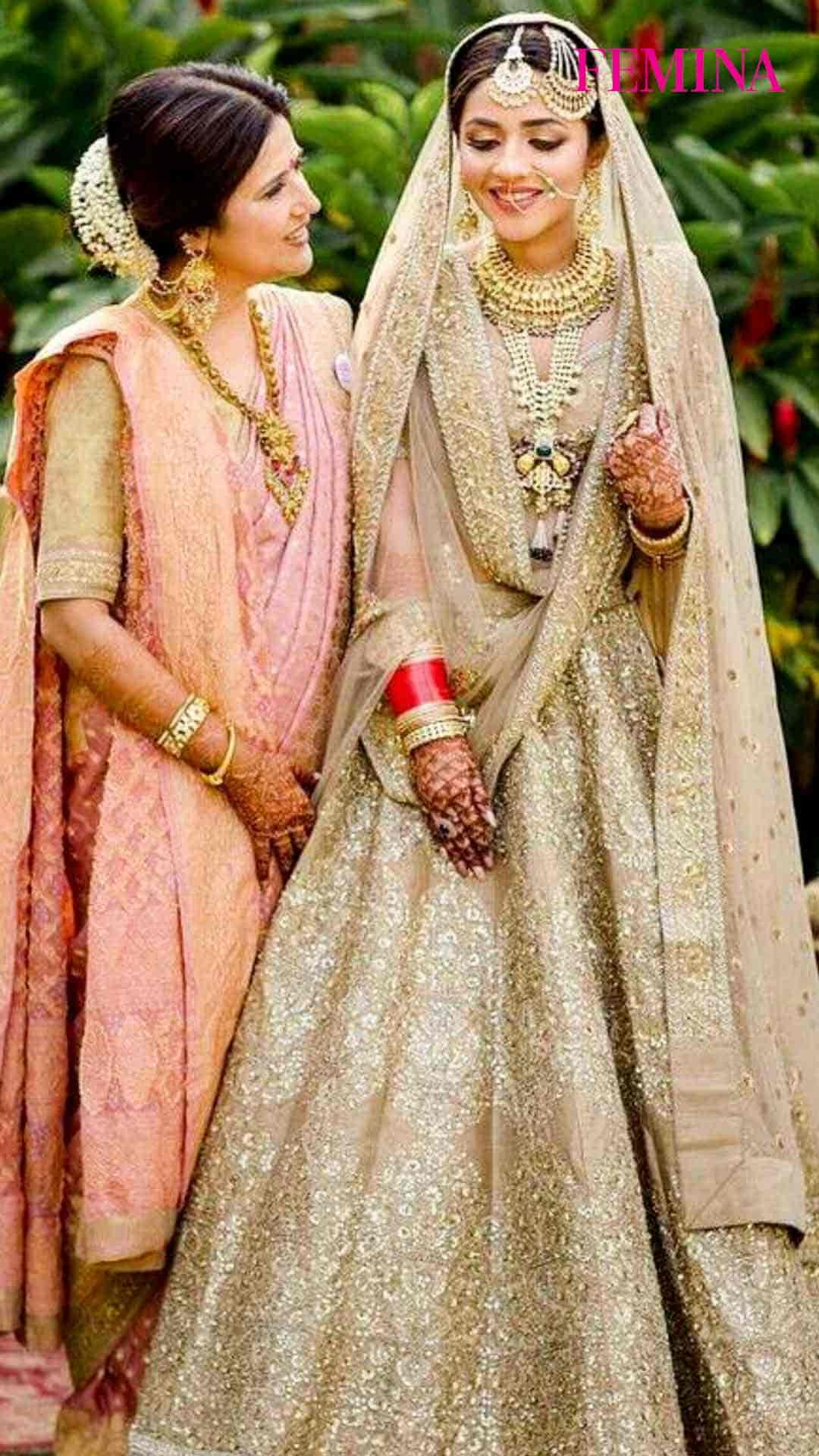 Katrina Kaif is the most stylish wedding guest in a regal beige lehenga |  Times of India